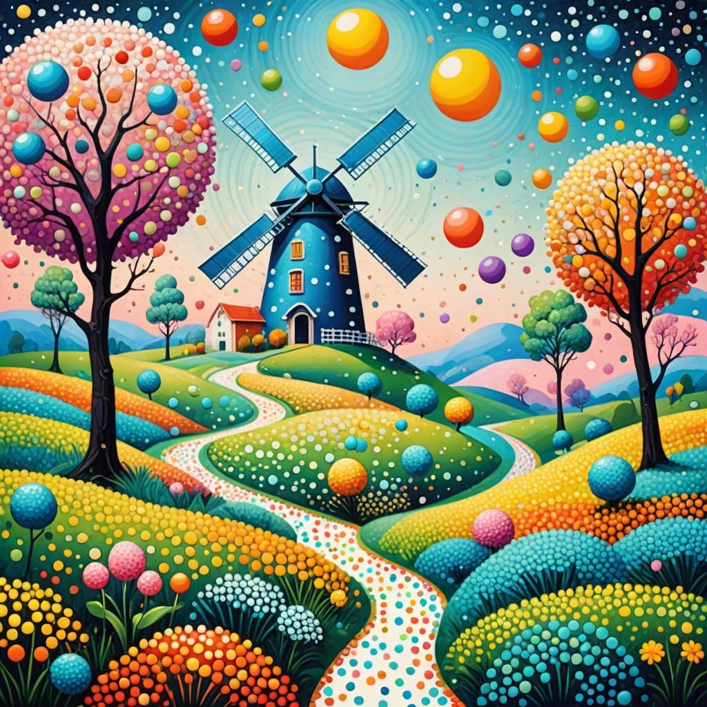 Polka Dots Landscape