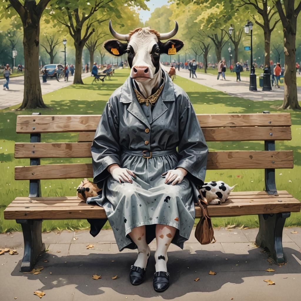 Watching passers-by go by