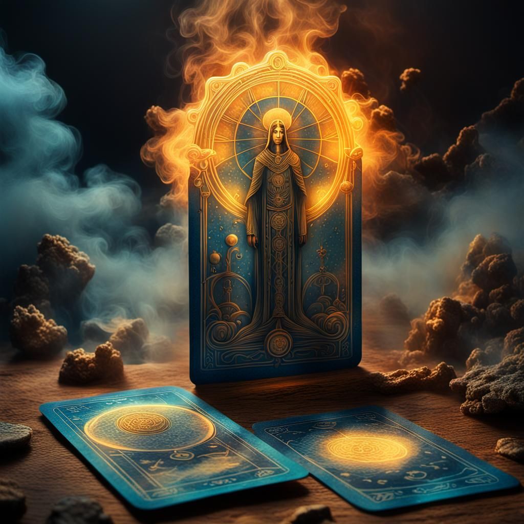 hyper realistic, perfect, smooth, HD Quality, A TAROT CARD b...