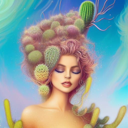 Desert Princess: Wind Elemental Digital Art