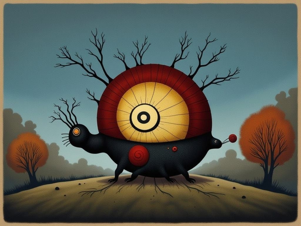 Abstract Figures in Vibrant Style