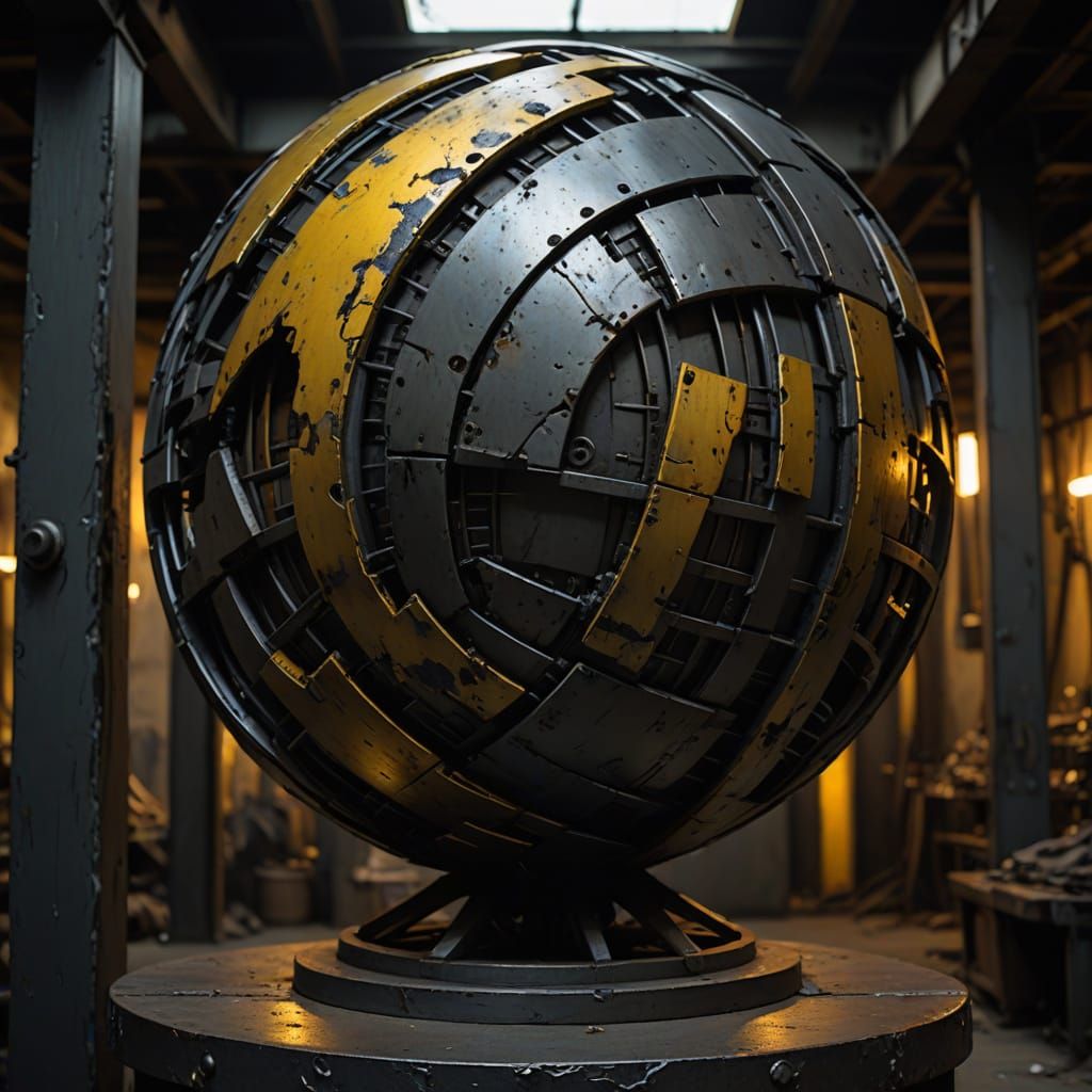 Dark Fantasy Steel Ball in Triadic Colors