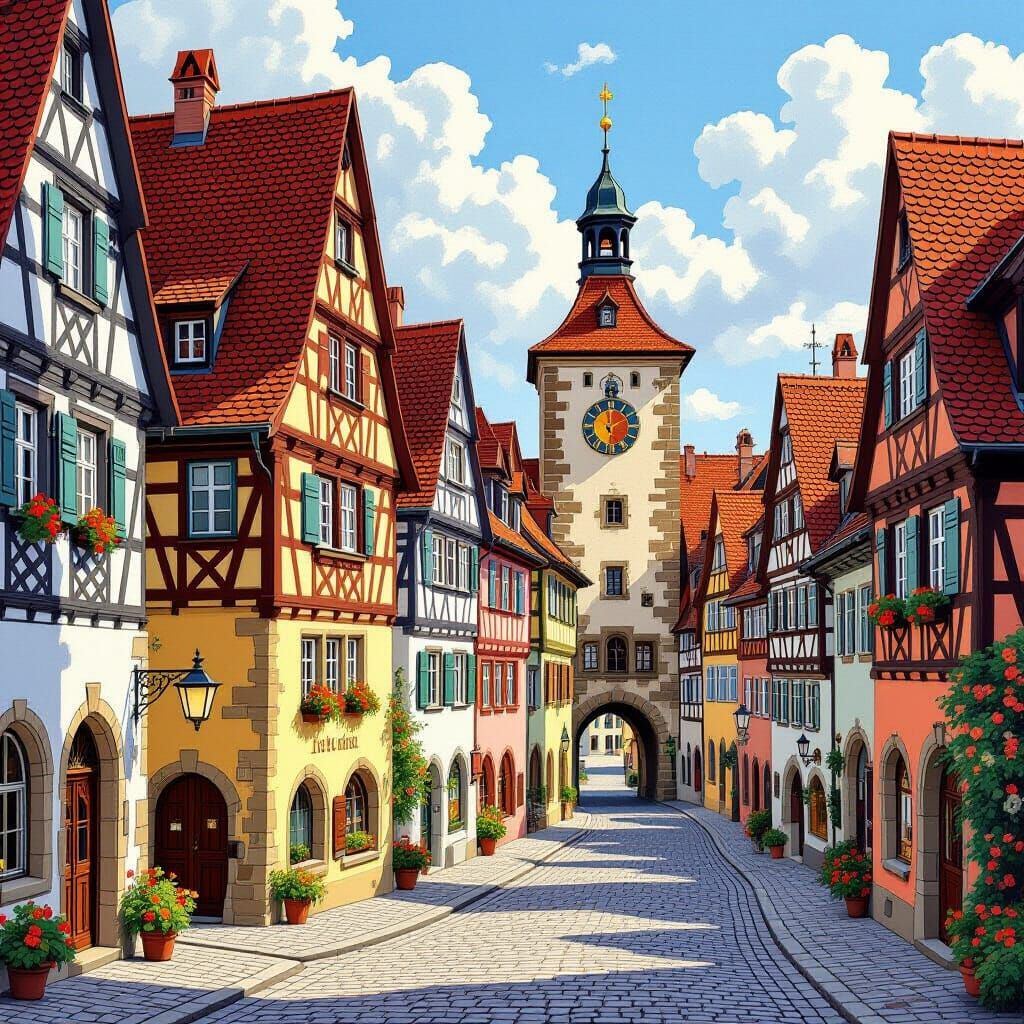Rothenburg ob der Tauber: A Classic German Scene