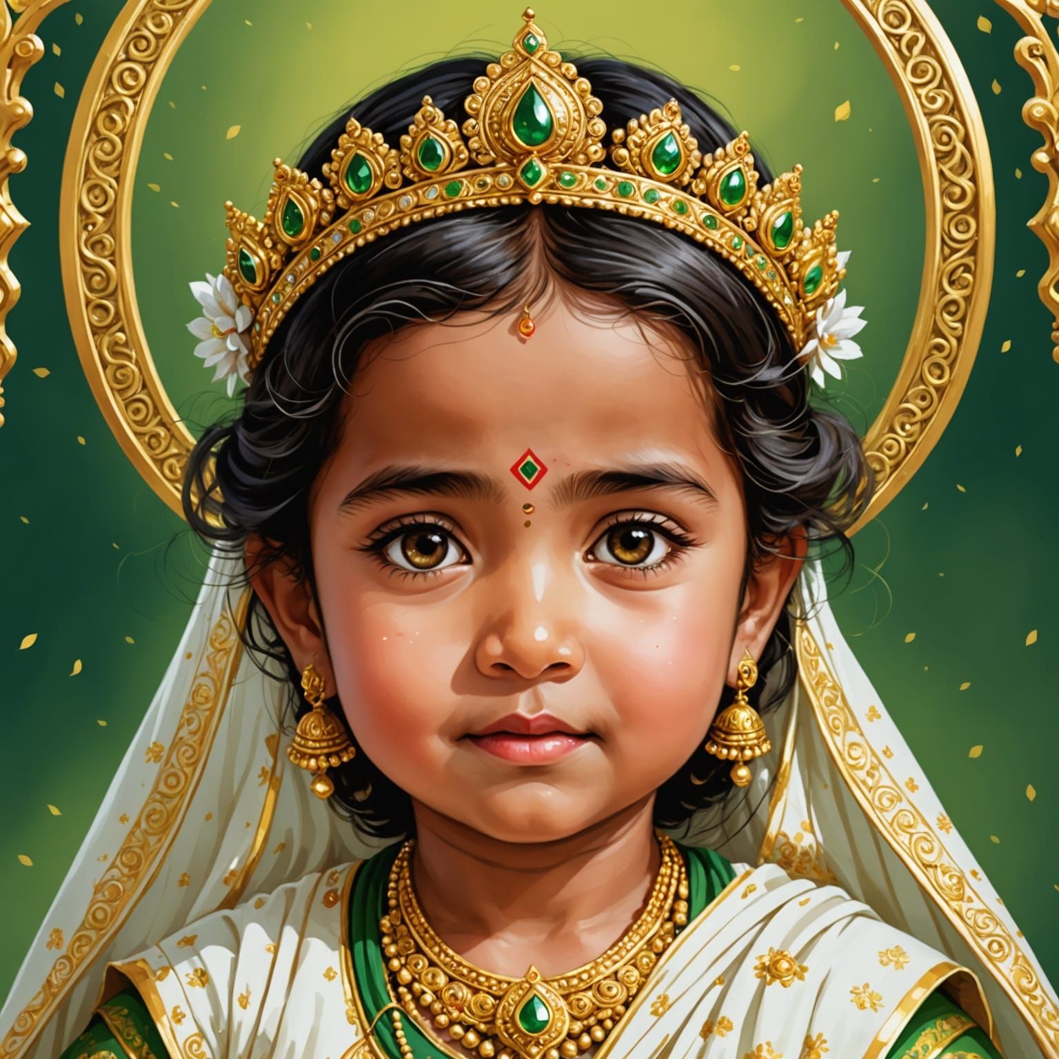 Anime Baby Chibbi Devi Maa Close-up