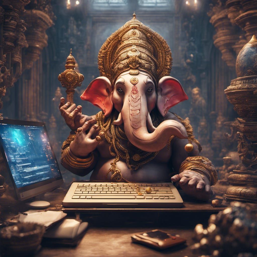 Ganesha Coding AI in Google Office