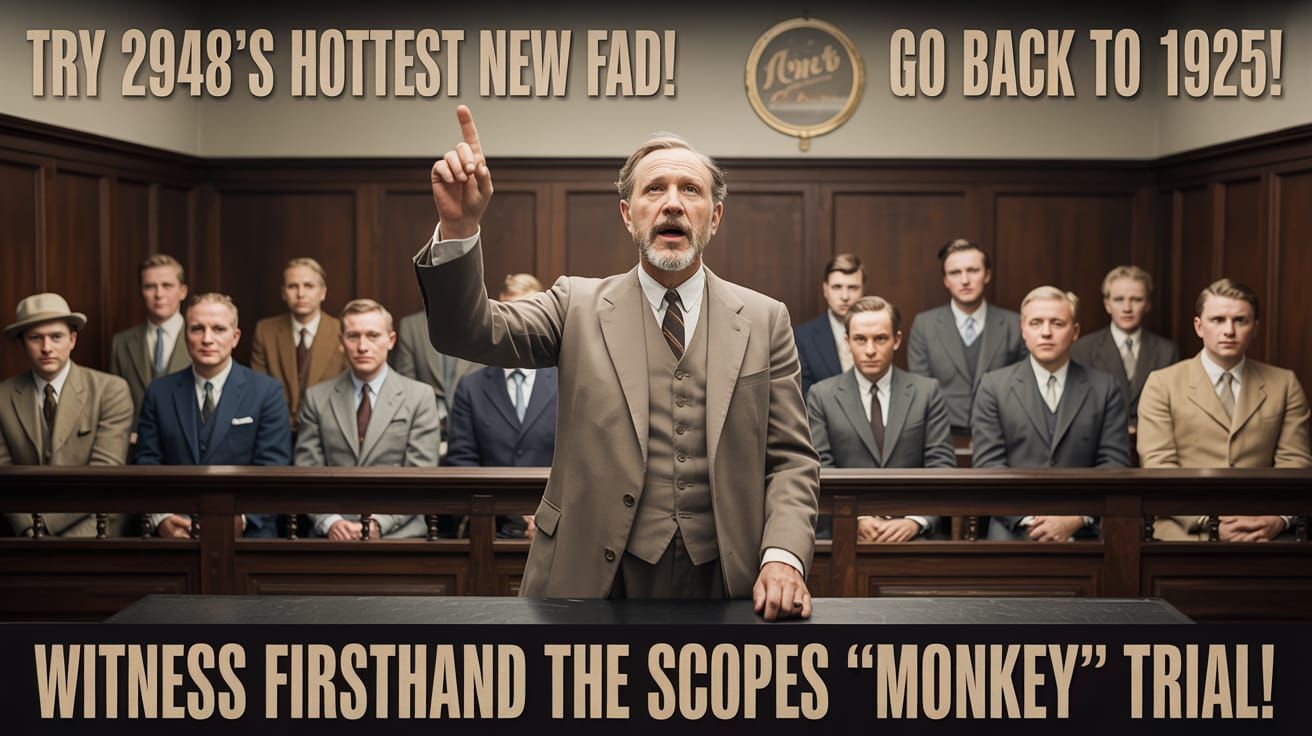 Future Time Traveller’s Advertising Poster.