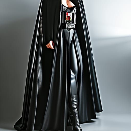 Hyperrealistic Pin-Up of Lady Darth Vader