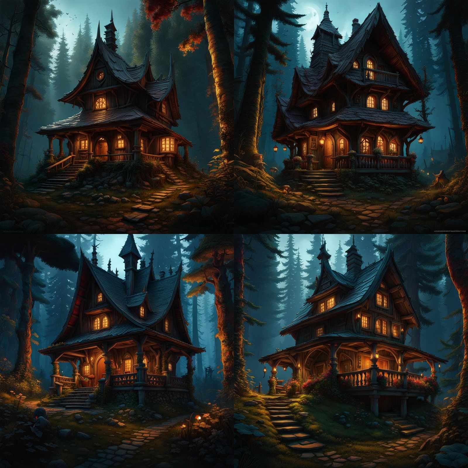 Baba Yaga's Cottage: A Dark Fantasy Masterpiece