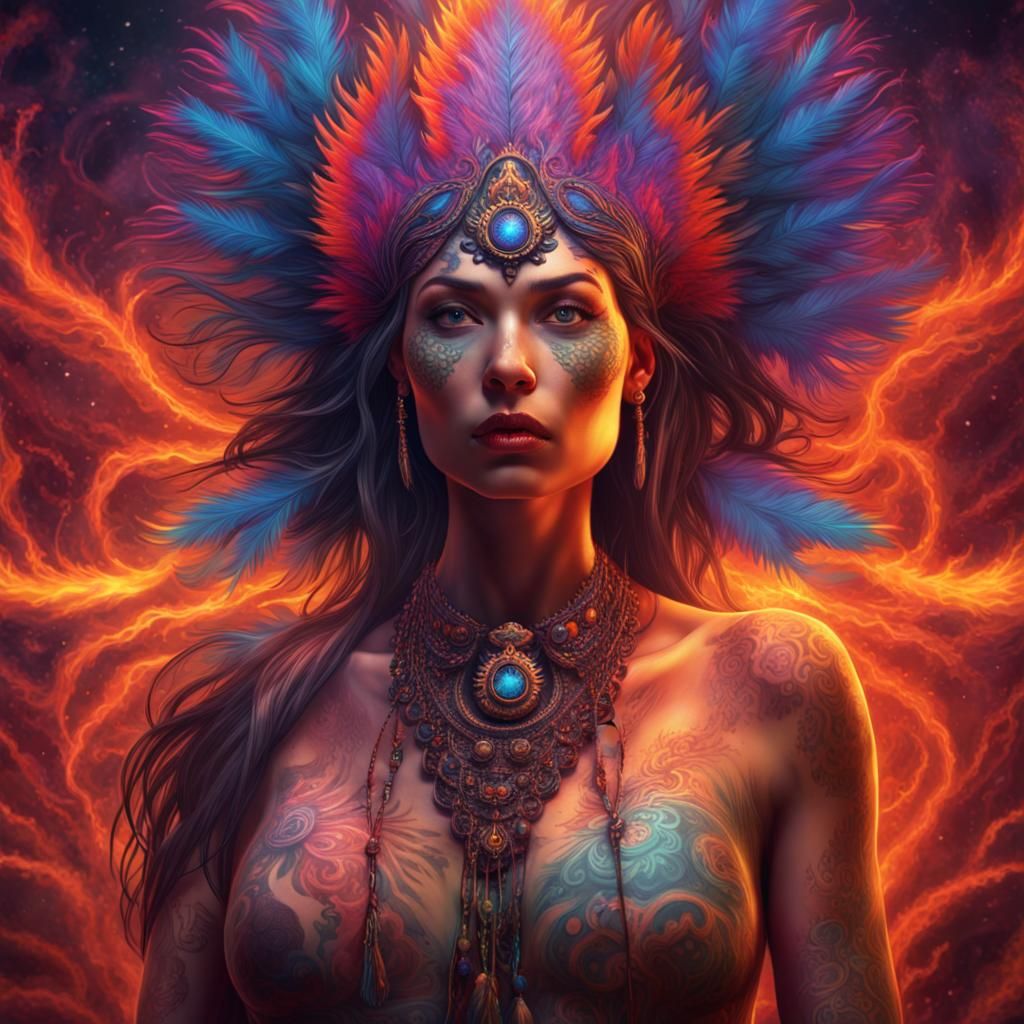 Psychedelic Priestess of Hyperspace: A Dark Fantasy Ceremony