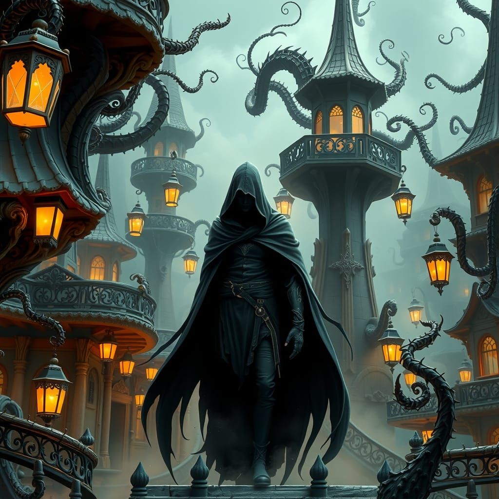 Aka Manto in Ethereal Fantasy Realm