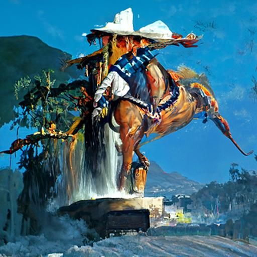 Jalisco Landscape in Oil Painting Style