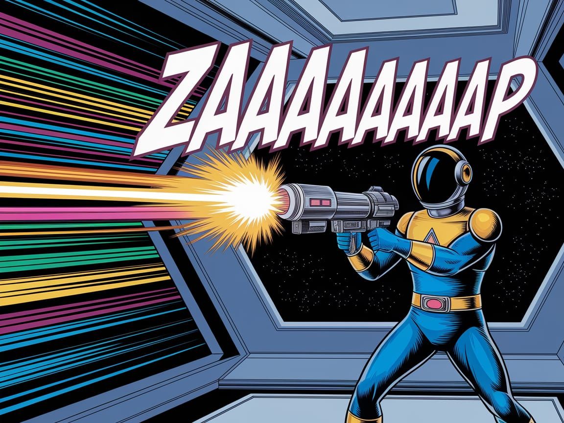 Cosmic Space Ranger Unleashes Epic Zaaaaaaaap in Futuristic ...
