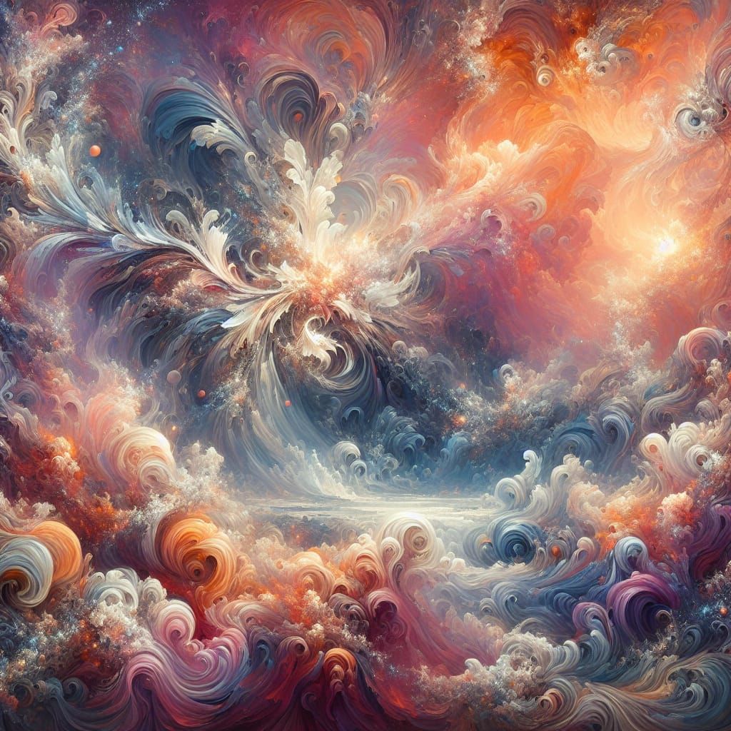 Detailed Matte Painting of Love in Fantasy Style