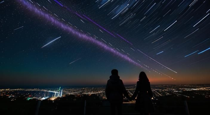 Star Trails: Love at First Sight Nightscape