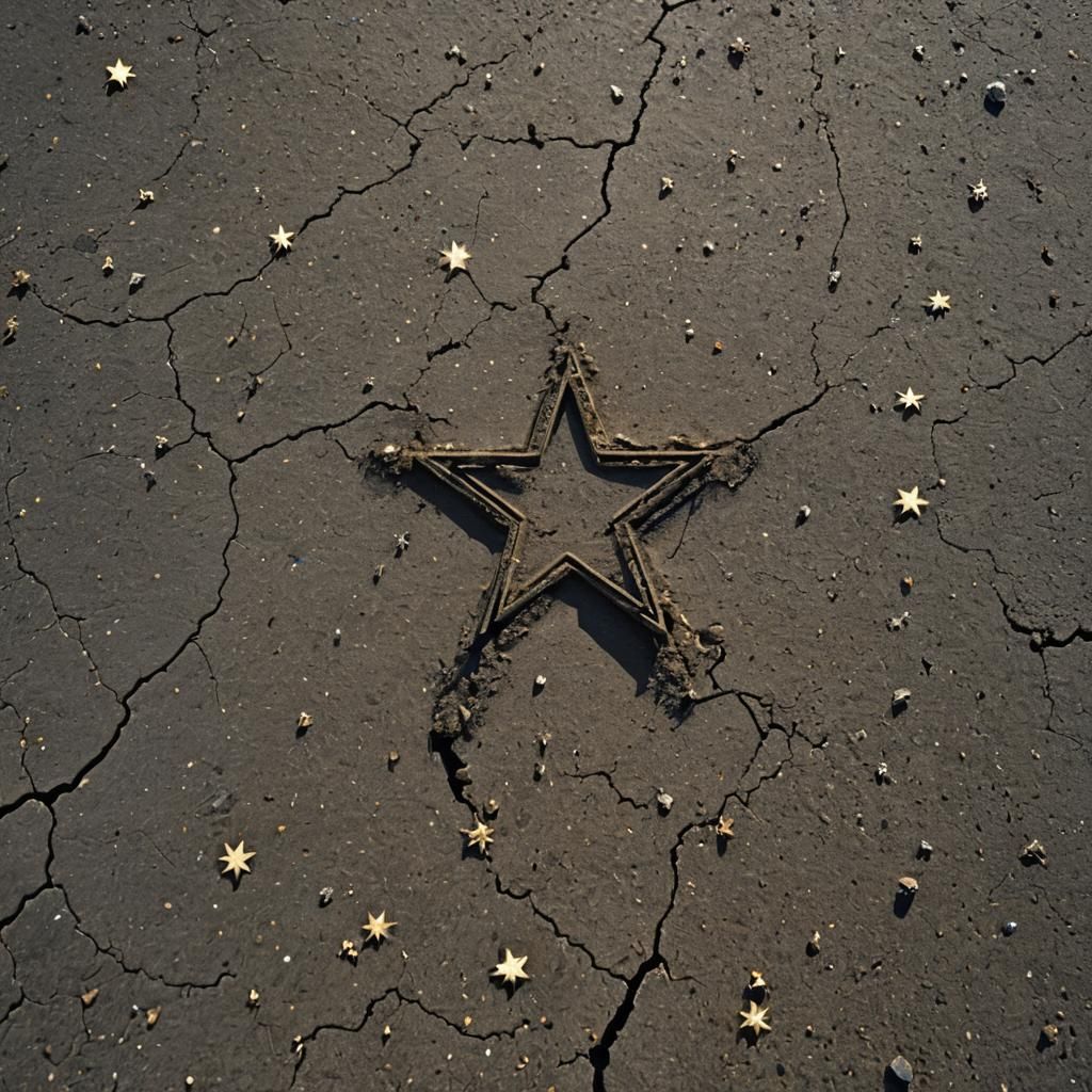 Intricate Shadow Stars: A Hyperrealistic Atmospheric Composi...