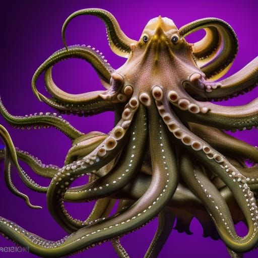 Dragon-Octopus Hybrid with Tentacle Wings