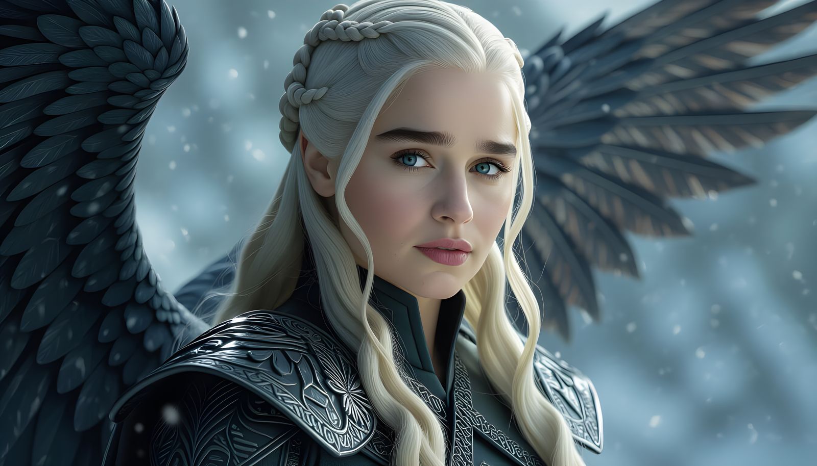 Daenerys Targaryen: Hyperrealistic Cinematic Portrait
