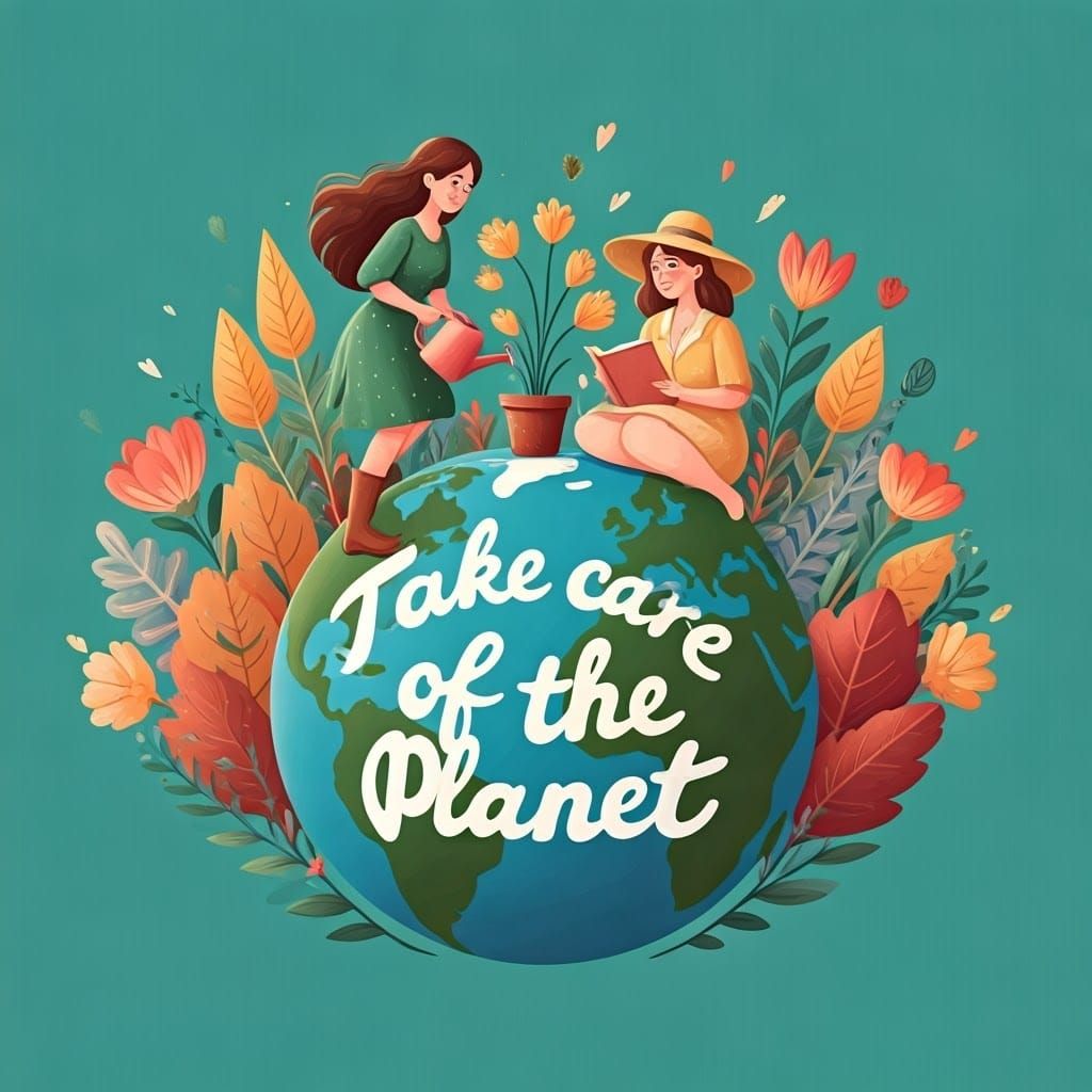 Earthly Guardians in Whimsical Bloom