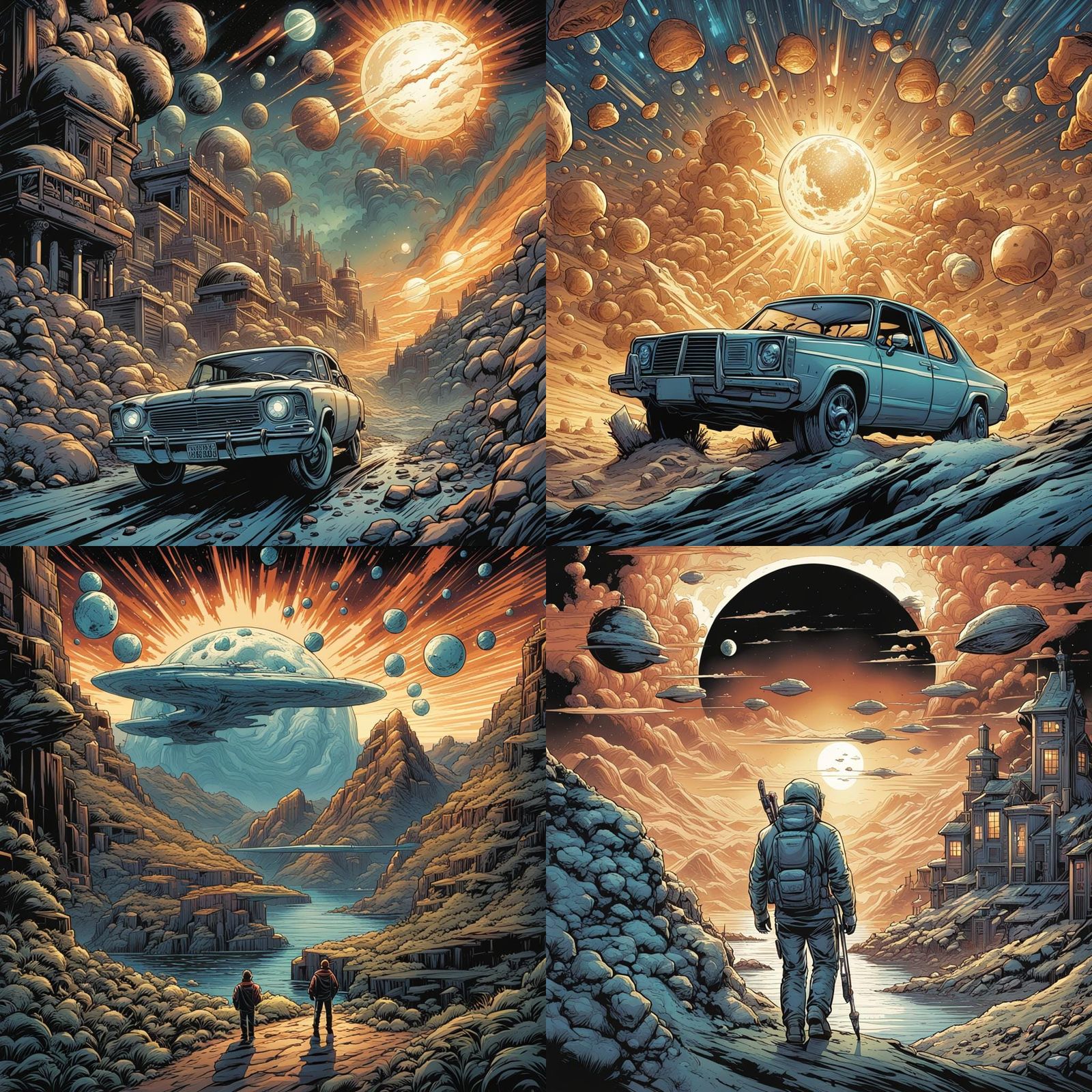 Comic Book Art: Visualizing Self-Improvement