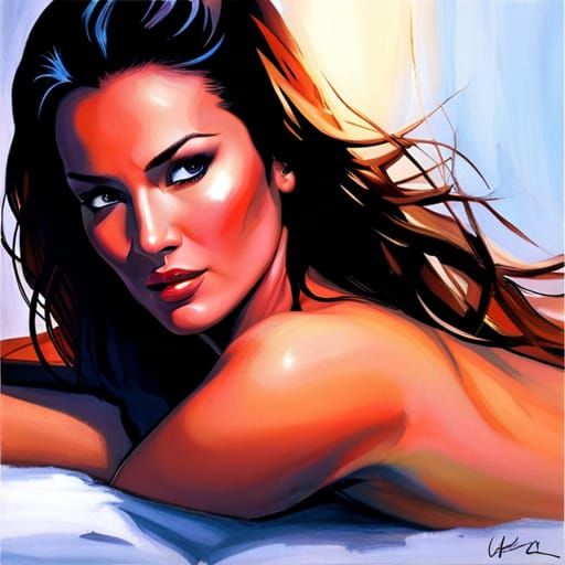 Relaxing Massage: Hyperdetailed Concept Art