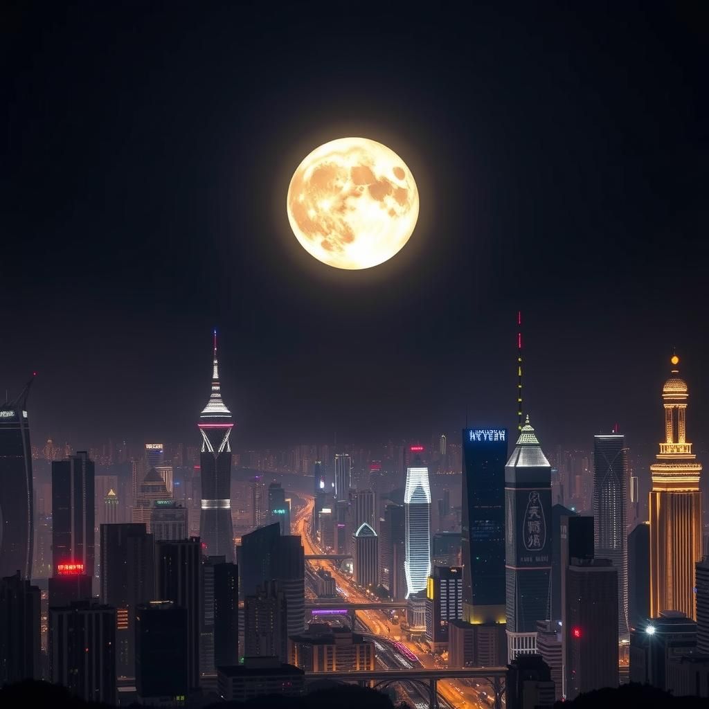 Spectacular Supermoon Over China's Cities