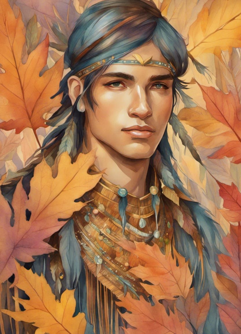 Native American Autumn Fairy