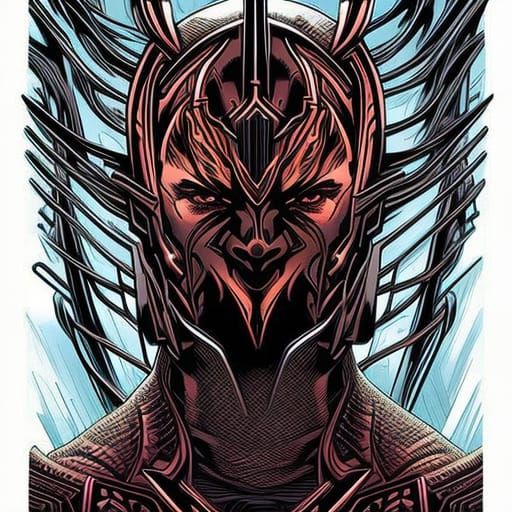 Man's Headshot Showing Good vs Evil Voices