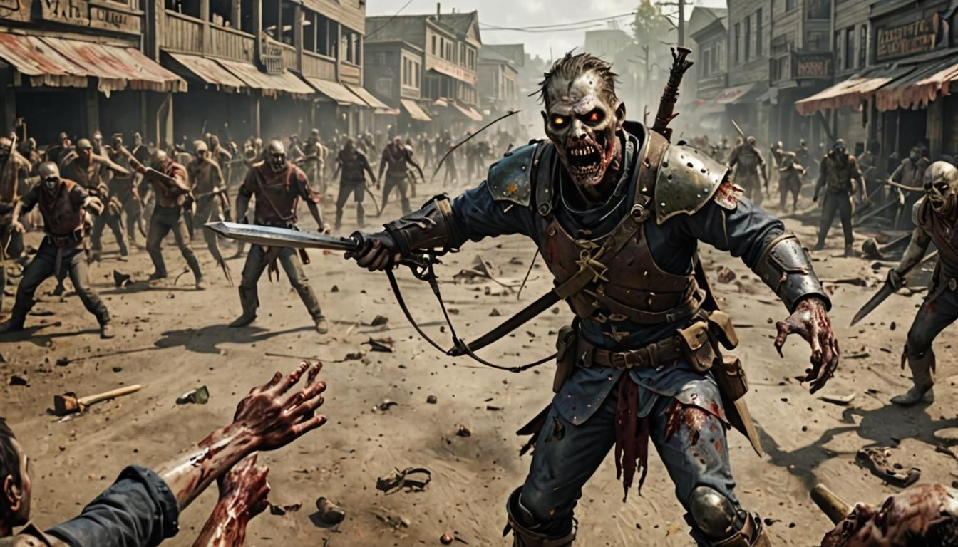 Zombie Headshot in Apocalyptic Judgement Day