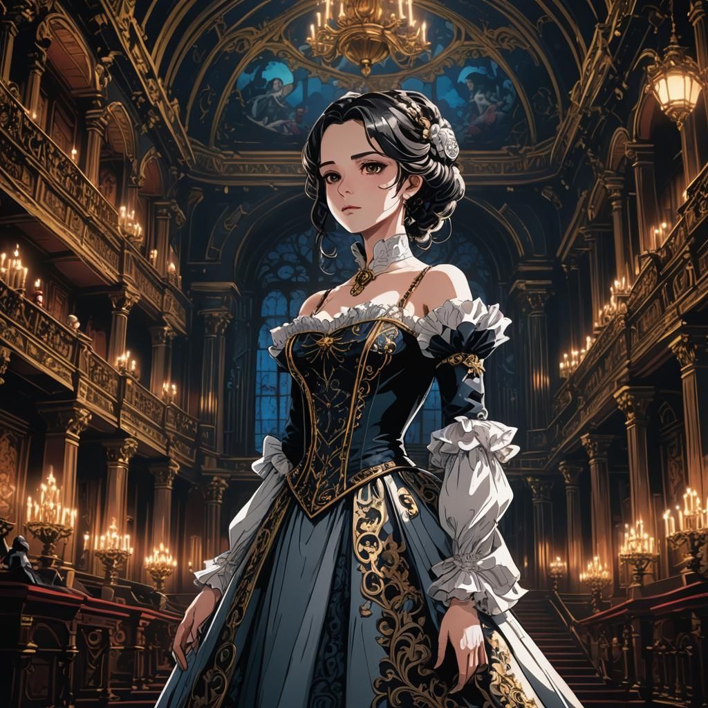 Dark Gothic Anime: Christine in the Opera