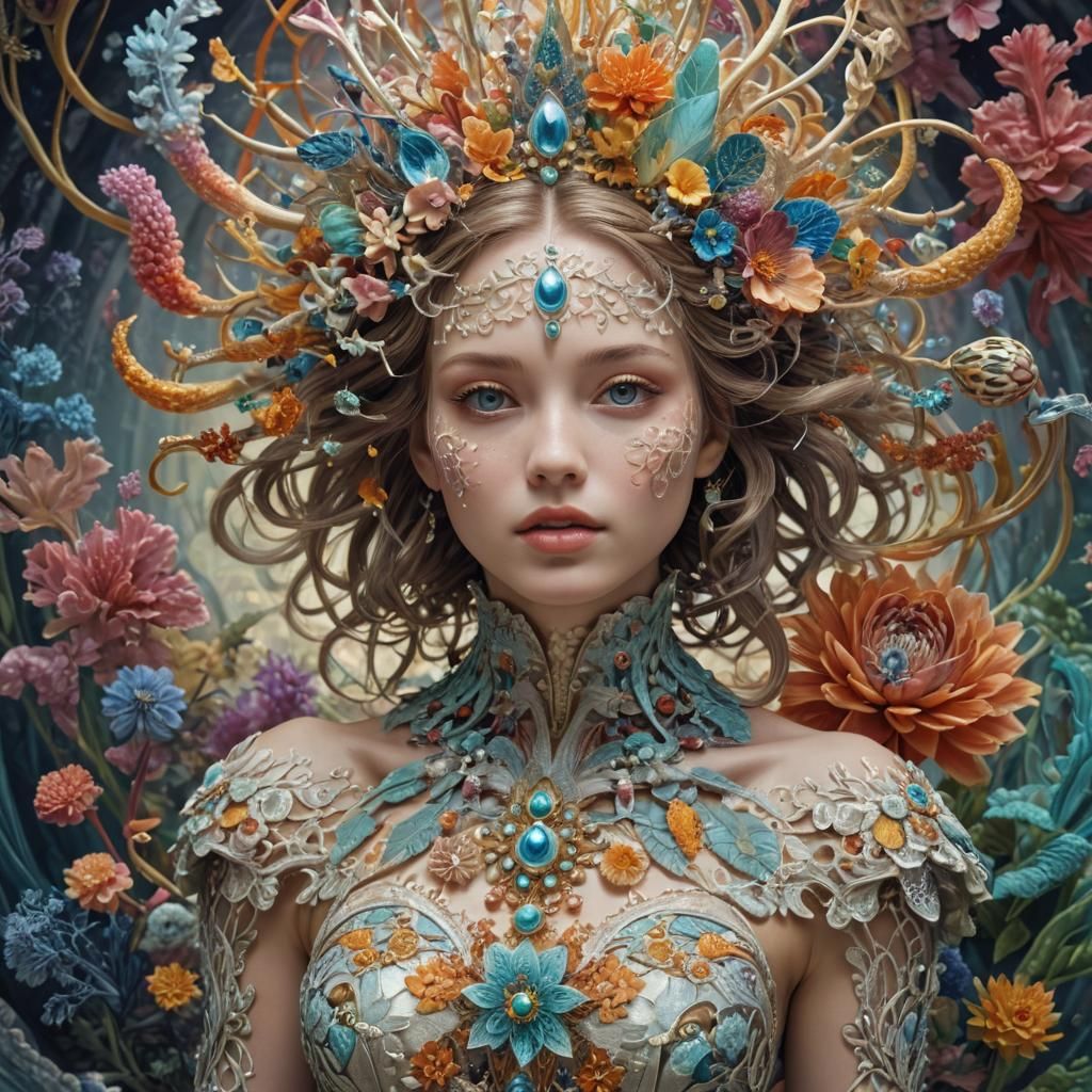 Intricate Soul Plan Render in Fashion Magazine Style