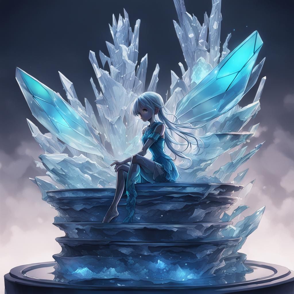 Crystal Fairy in Glass Castle, Anime Style
