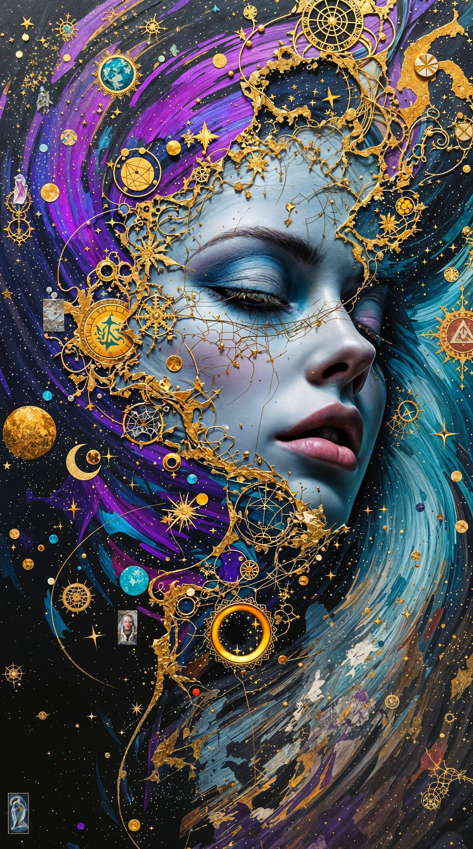 Cosmic Self Dissolves in Surreal Vortex