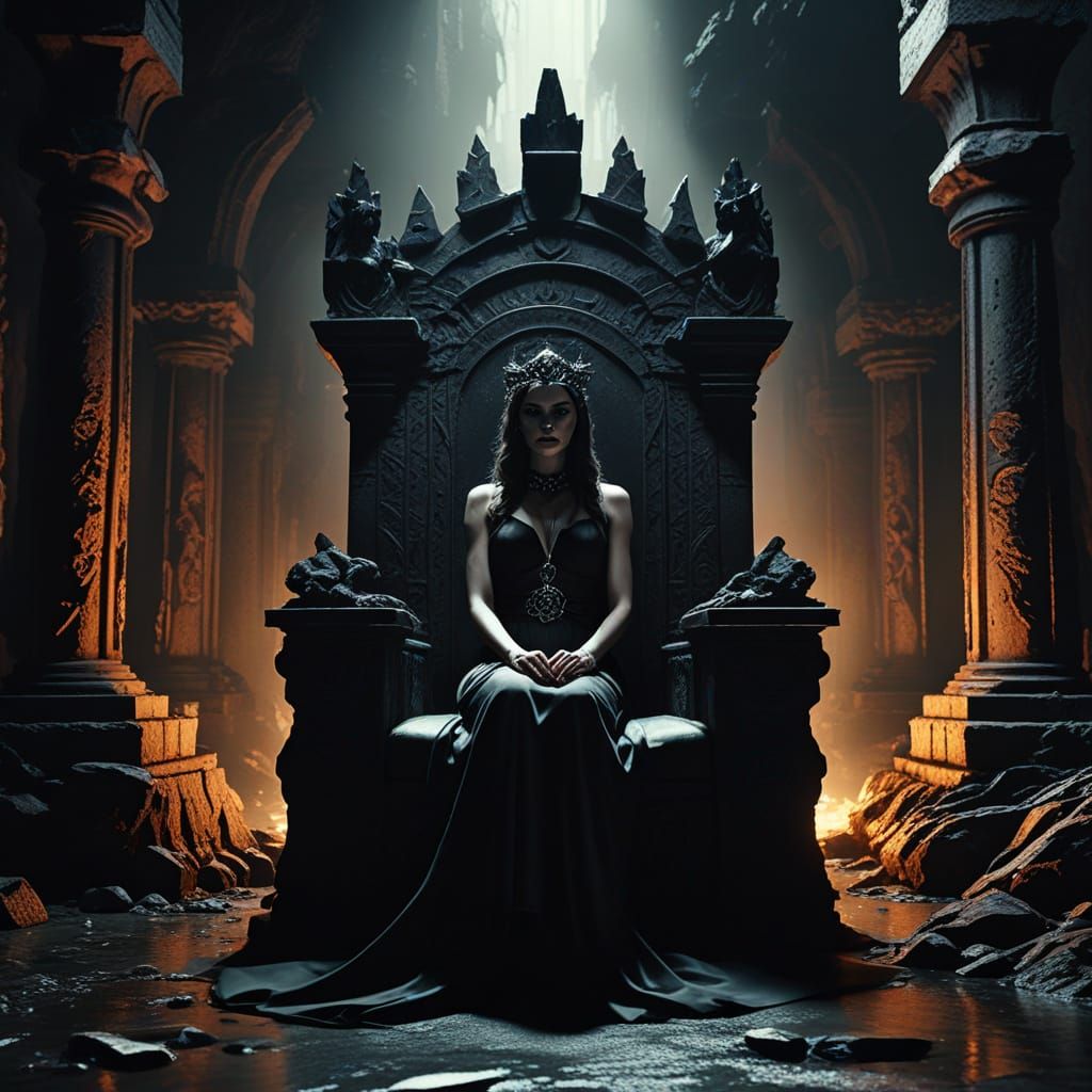 Lilith Queen of Underworld in Obsidian Throne
