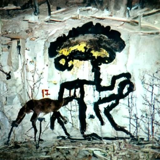 Cave Painting Depicts Chernobyl Disaster
