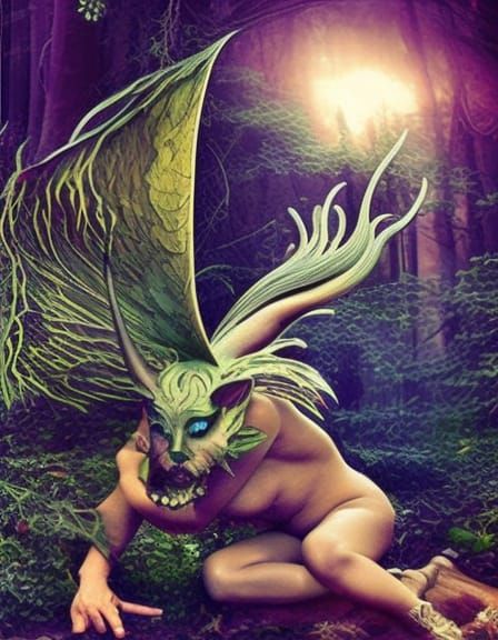 Mythical Creatures Sculptures in Realistic Photography