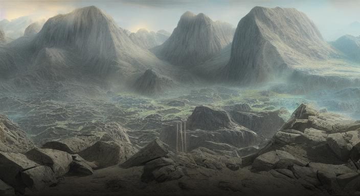 Detailed Matte Painting: Fortis Fortuna Aduivat