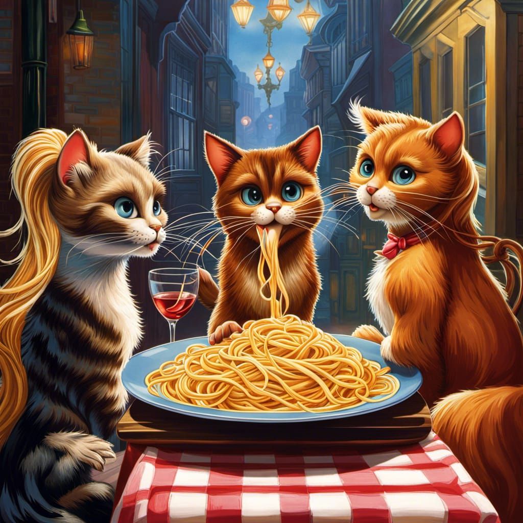 Josie and the Pussycats Spaghetti Kiss