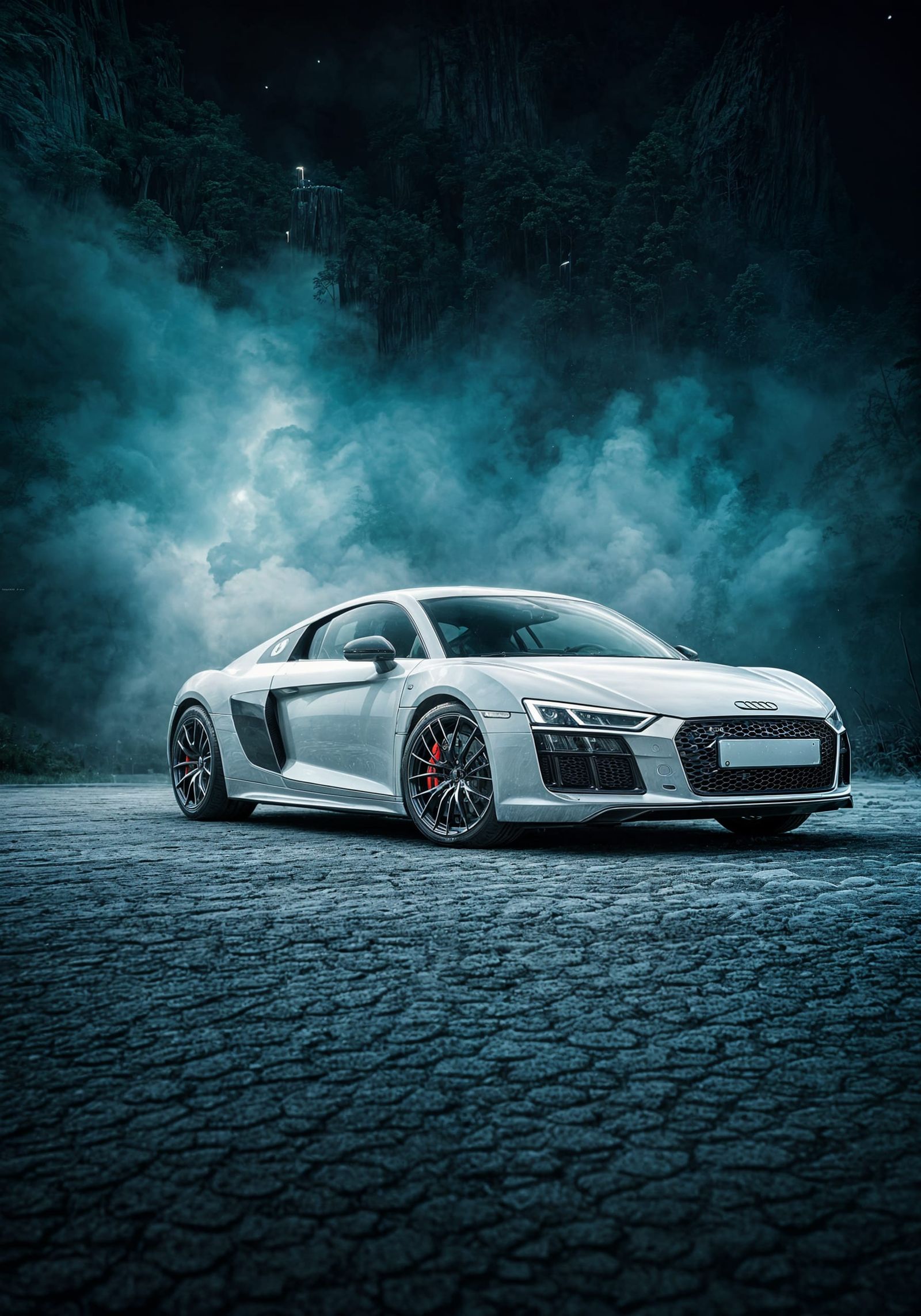 Audi R8 in a Fantastical Realm