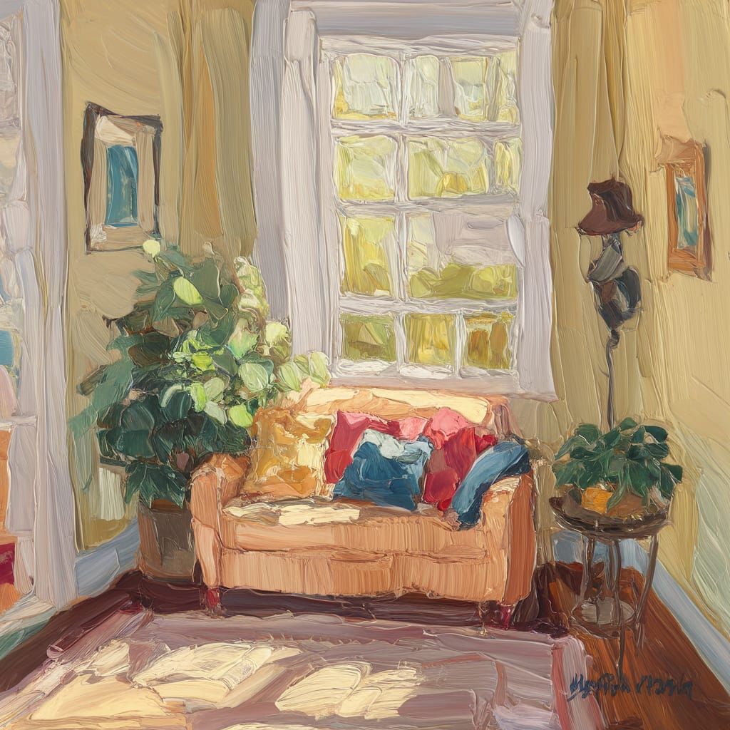 Impressionist reading nook