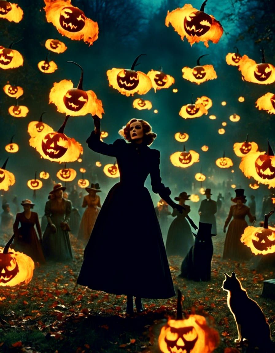 Witches' Dance: An Autochrome Film Still