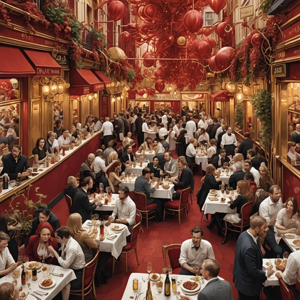 Bio Art Experimentation in a French restaurant