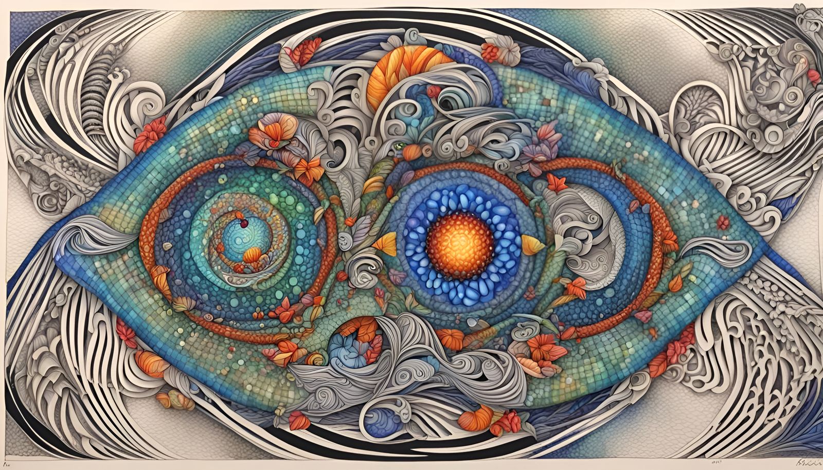 Abstract Waveforms of Unconditional Love in Quantum Zentangl...