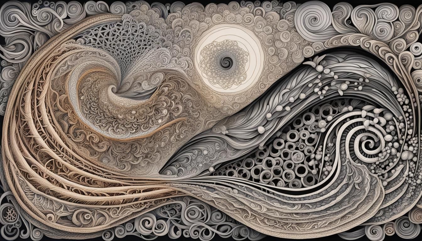 Abstract Quantum Zentangle of Unconditional Love