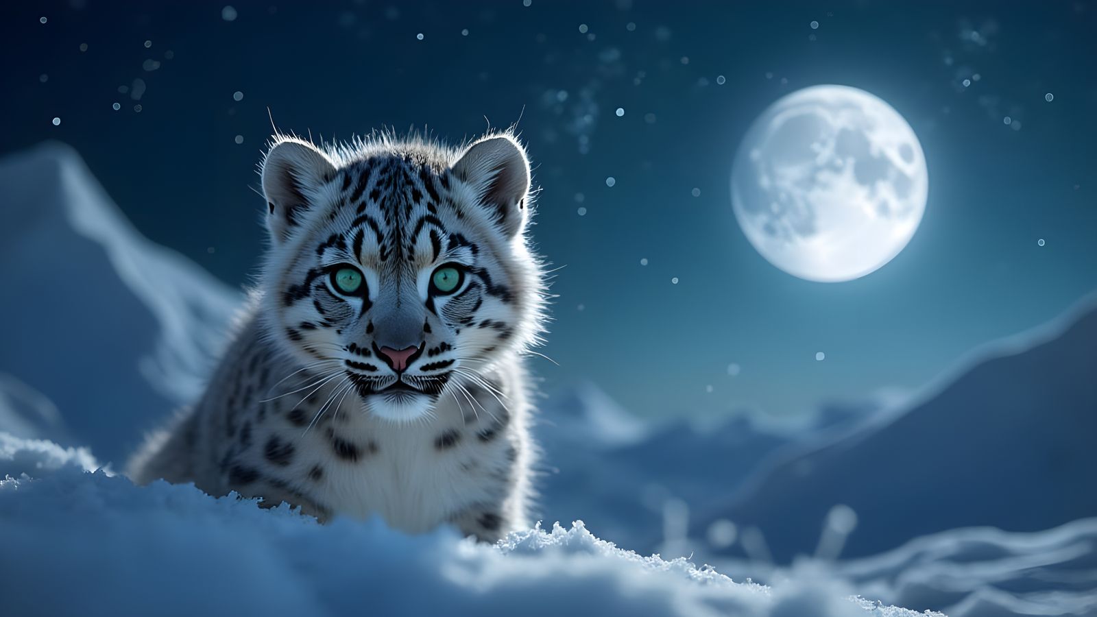 Snow Leopard Cub