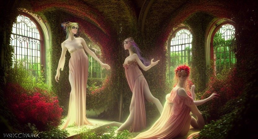 Enchanted Ballroom in Baroque Fairy Realm