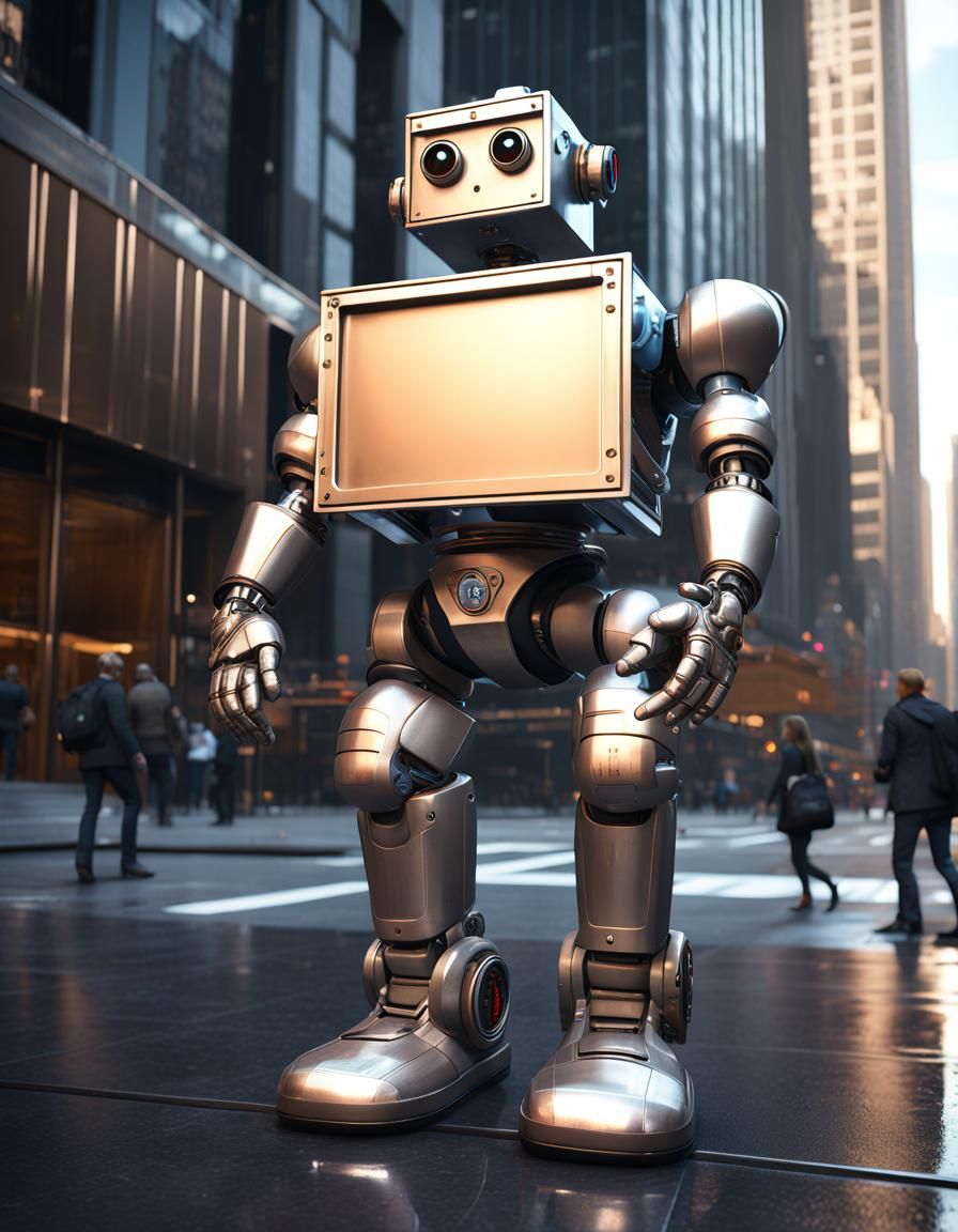 Robbie the Robot at Trump Tower in 3D