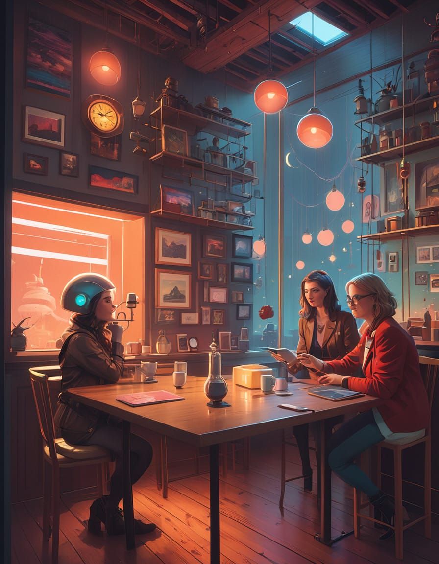 Intimate Evening at NightCafe Studio