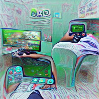 AI Interpretation of Gaming Theme