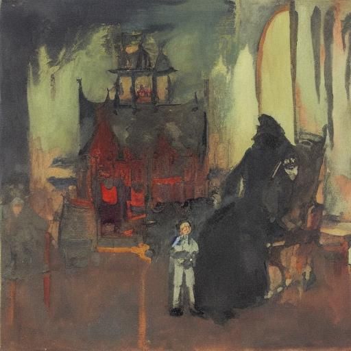 Vampire Gift: Abstract Expressionist and Impressionist Style...