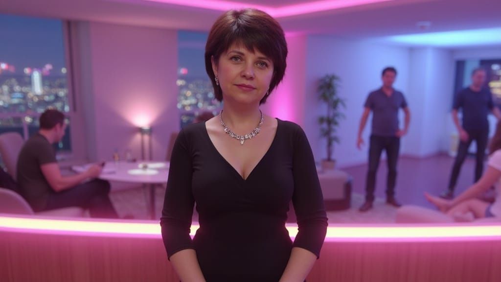 Pixar-style 3D Portrait of Woman Announcer